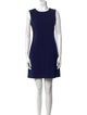 Diane von Furstenberg Crew Neck Mini Dress