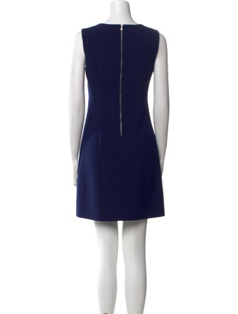 Diane von Furstenberg Crew Neck Mini Dress