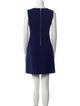 Diane von Furstenberg Crew Neck Mini Dress