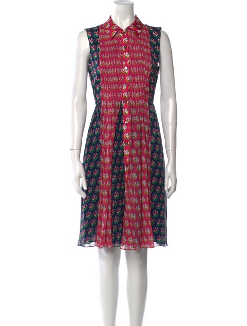 Diane von Furstenberg Silk Knee-Length Dress