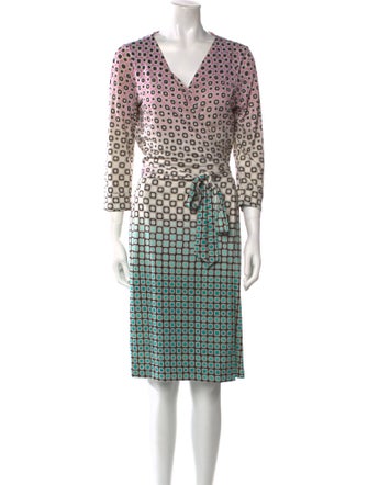 Diane von Furstenberg Silk Knee-Length Dress