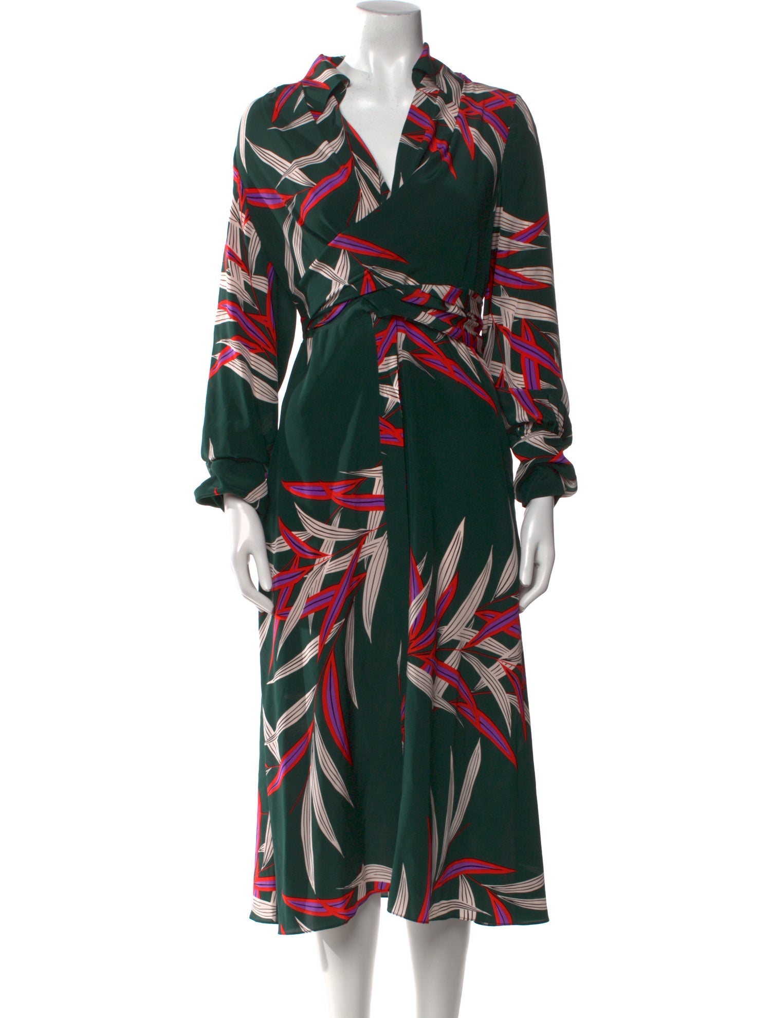 Diane von Furstenberg Silk Midi Length Dress