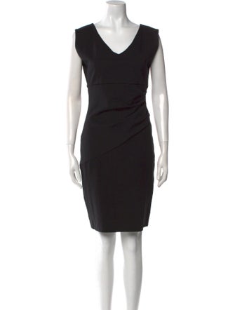 Diane von Furstenberg V-Neck Knee-Length Dress