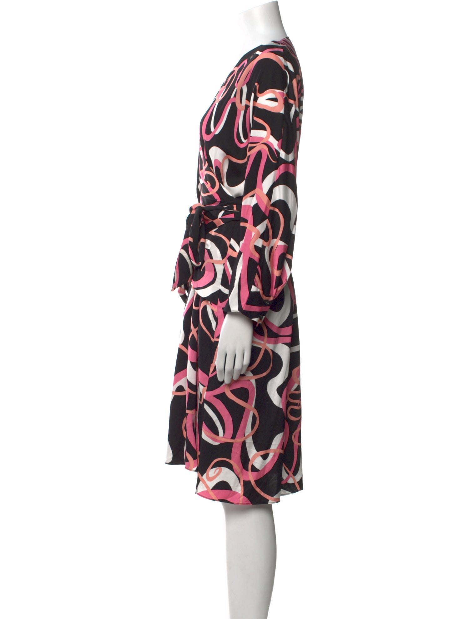 Diane von Furstenberg Printed Midi Length Dress