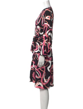 Diane von Furstenberg Printed Midi Length Dress