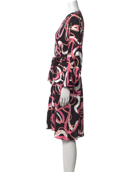 Diane von Furstenberg Printed Midi Length Dress