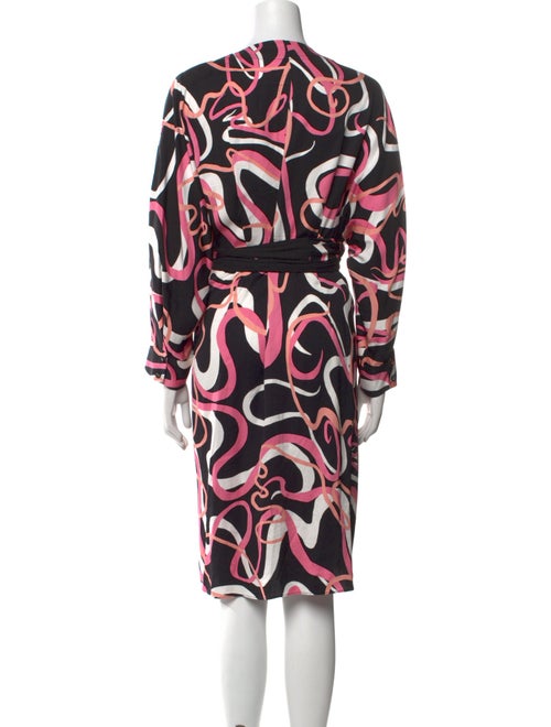 Diane von Furstenberg Printed Midi Length Dress