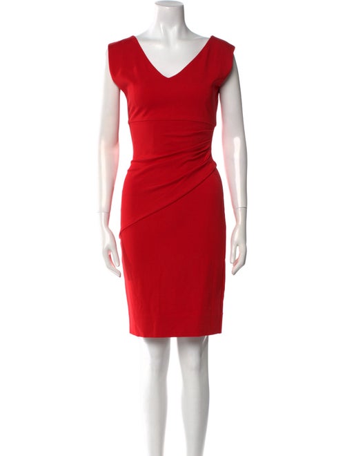 Diane von Furstenberg V-Neck Knee-Length Dress