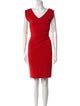 Diane von Furstenberg V-Neck Knee-Length Dress