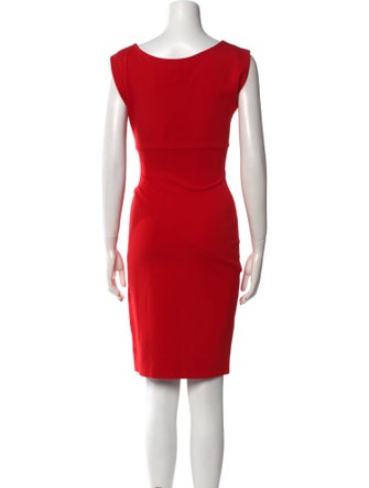 Diane von Furstenberg V-Neck Knee-Length Dress