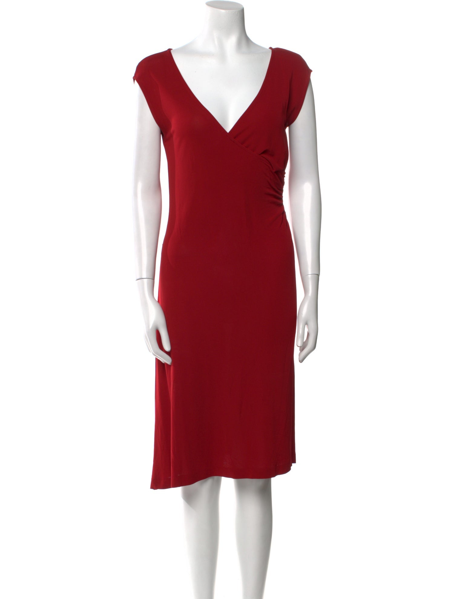 Diane von Furstenberg V-Neck Knee-Length Dress