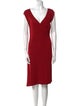 Diane von Furstenberg V-Neck Knee-Length Dress