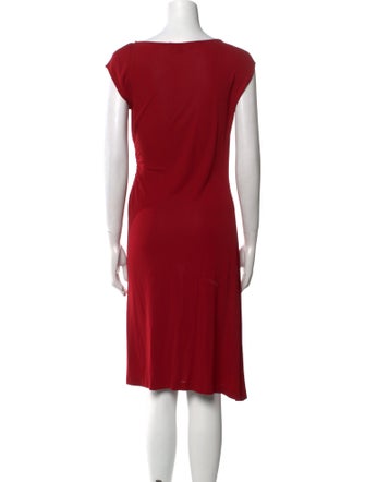 Diane von Furstenberg V-Neck Knee-Length Dress