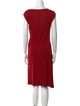 Diane von Furstenberg V-Neck Knee-Length Dress