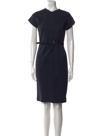 Diane von Furstenberg Crew Neck Knee-Length Dress
