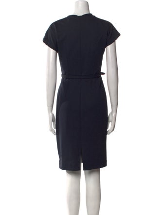 Diane von Furstenberg Crew Neck Knee-Length Dress