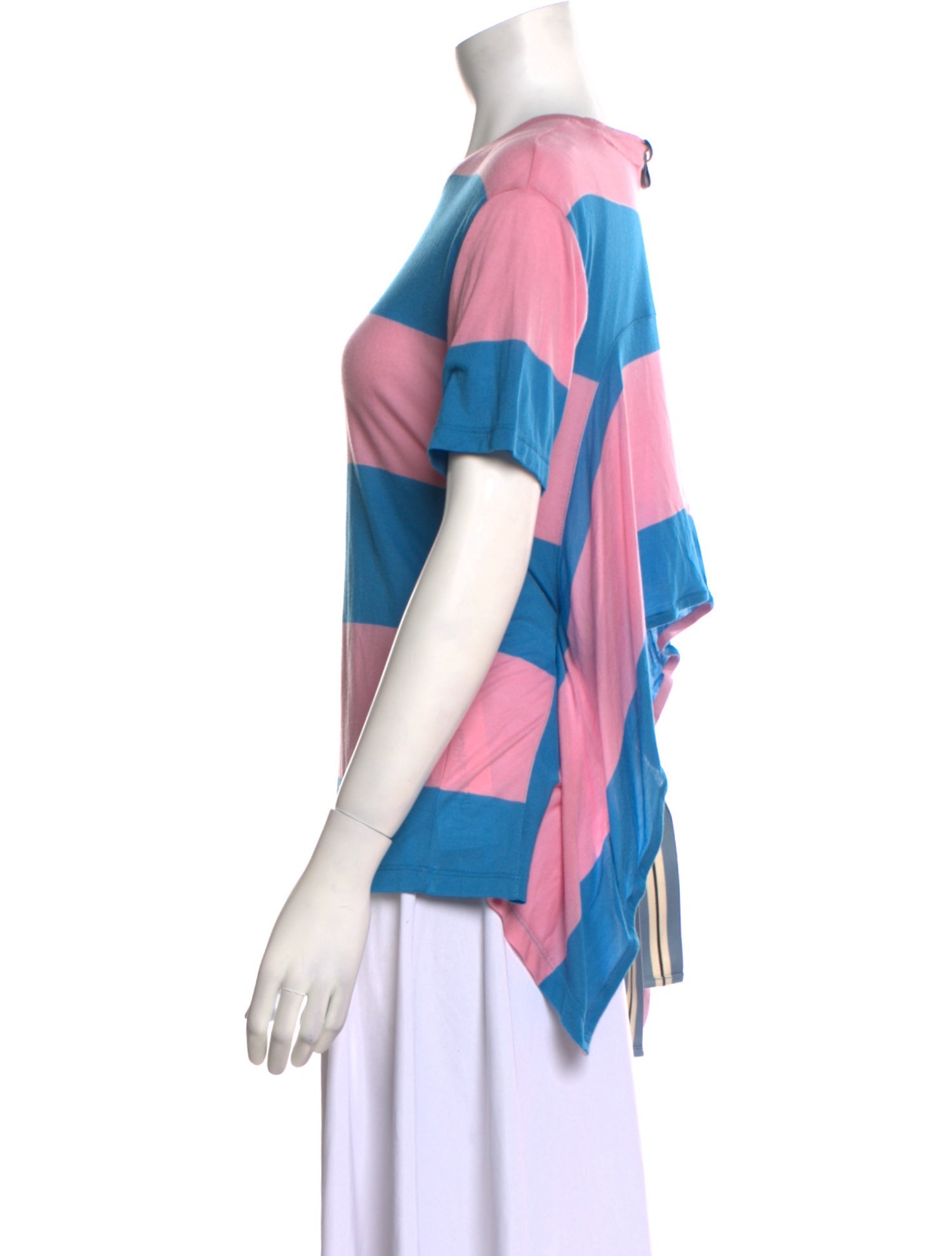 Diane von Furstenberg Striped Crew Neck T-Shirt