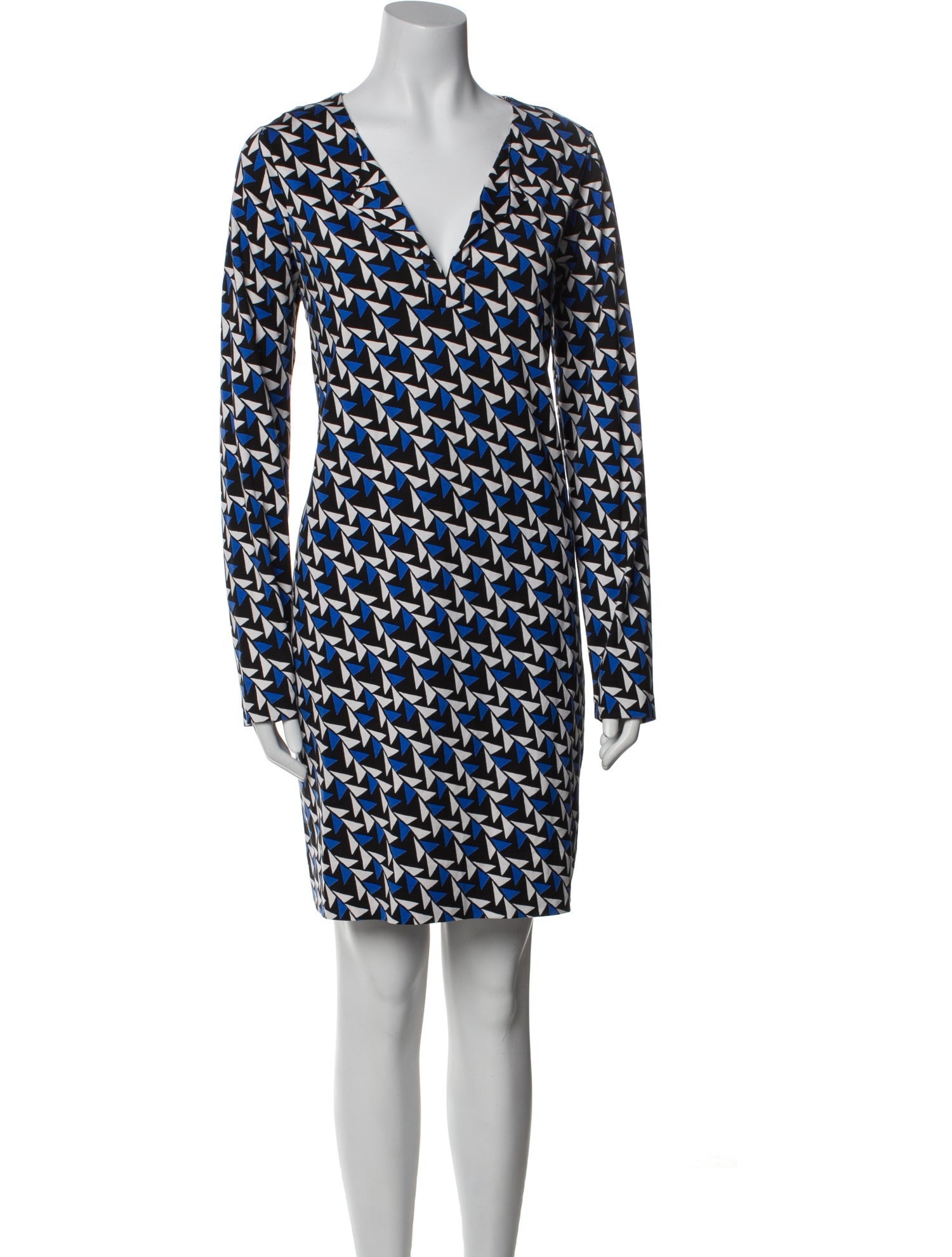 Diane von Furstenberg Printed Mini Dress w/ Tags