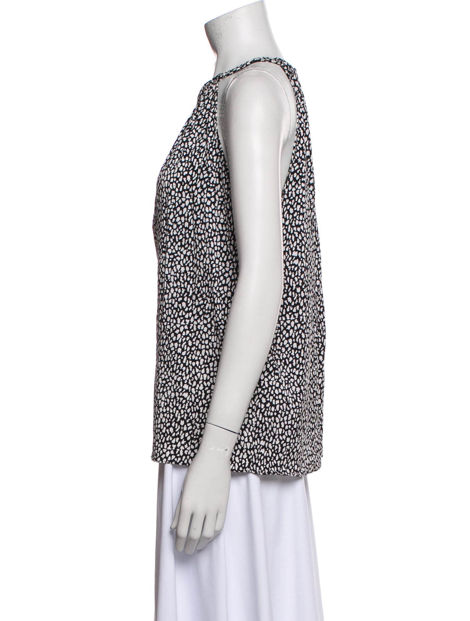 Diane von Furstenberg Printed Halterneck Blouse