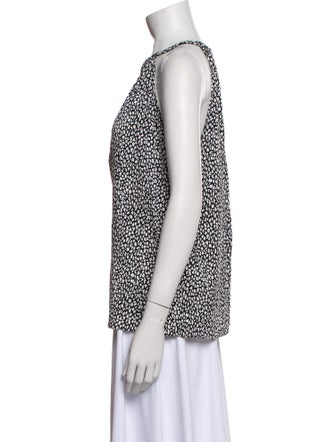 Diane von Furstenberg Printed Halterneck Blouse