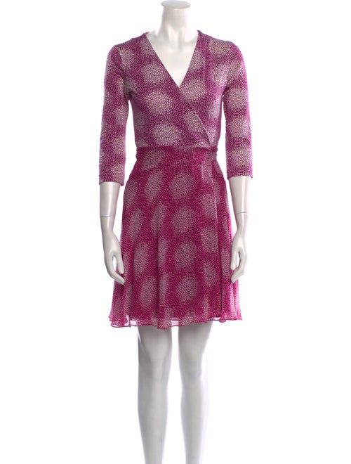 Diane von Furstenberg Printed Mini Dress
