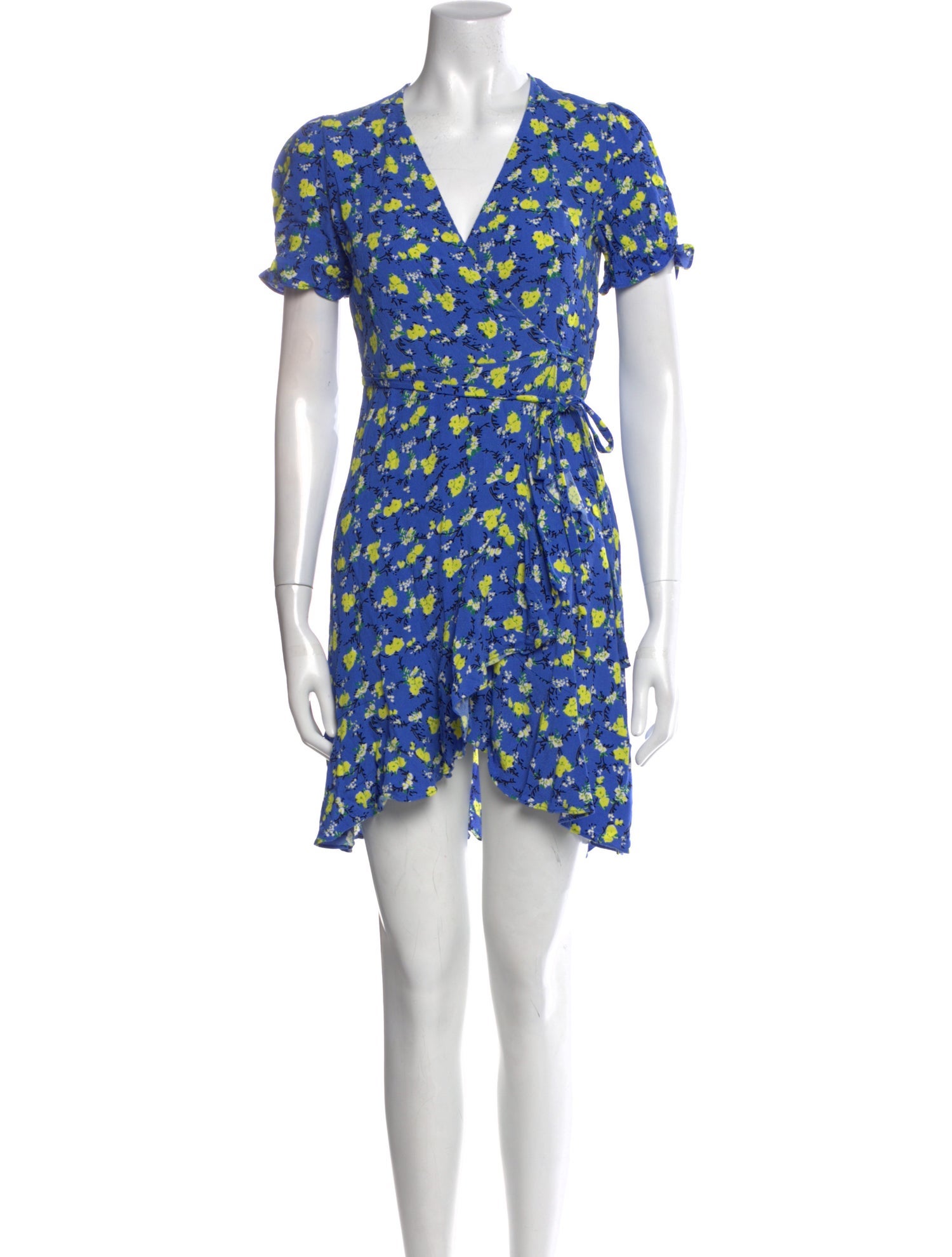 Diane von Furstenberg Floral Print Mini Dress