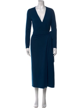 Diane von Furstenberg Wool Long Dress