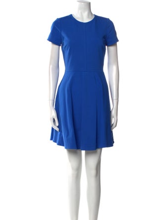 Diane von Furstenberg Crew Neck Mini Dress