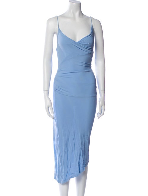 Diane von Furstenberg V-Neck Long Dress