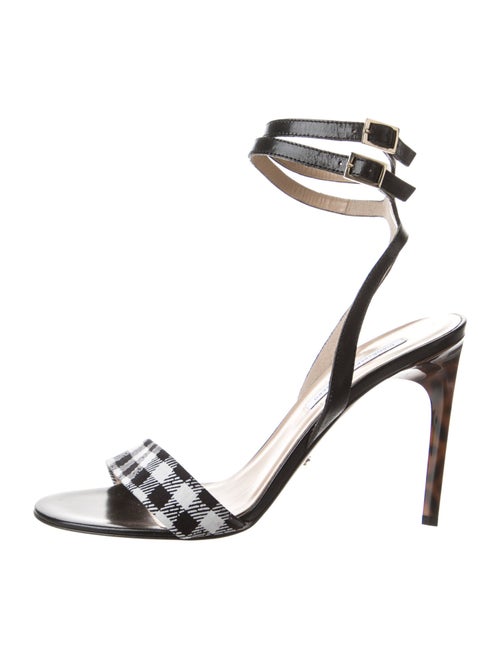 Diane von Furstenberg Leather Printed Sandals