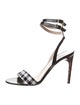 Diane von Furstenberg Leather Printed Sandals