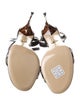 Diane von Furstenberg Leather Printed Sandals