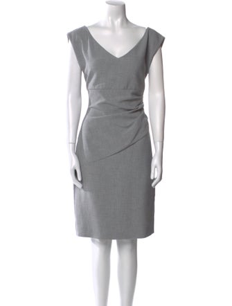 Diane von Furstenberg V-Neck Knee-Length Dress
