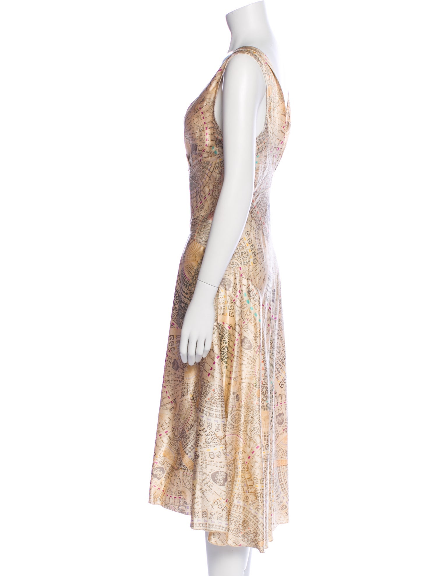 Diane von Furstenberg Silk Midi Length Dress