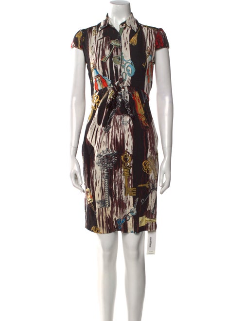 Diane von Furstenberg Printed Knee-Length Dress