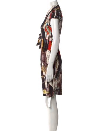 Diane von Furstenberg Printed Knee-Length Dress