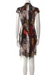 Diane von Furstenberg Printed Knee-Length Dress