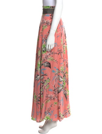 Diane von Furstenberg Silk Long Skirt