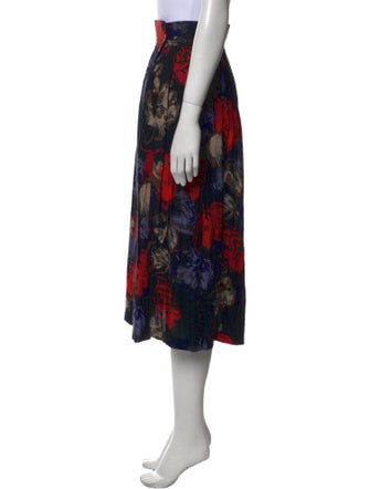 Diane von Furstenberg Silk Midi Length Skirt