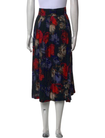 Diane von Furstenberg Silk Midi Length Skirt