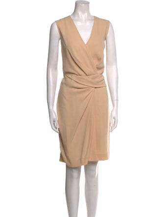 Diane von Furstenberg V-Neck Knee-Length Dress