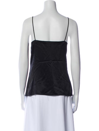Diane von Furstenberg Silk V-Neck Top