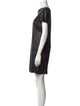 Diane von Furstenberg Leather Mini Dress