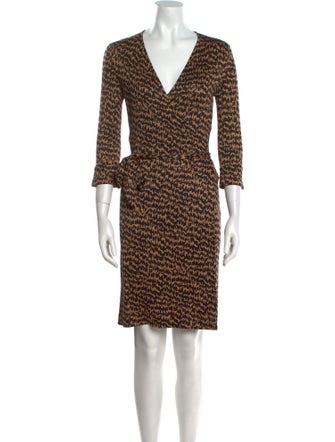 Diane von Furstenberg Silk Knee-Length Dress