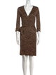 Diane von Furstenberg Silk Knee-Length Dress