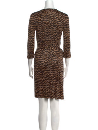 Diane von Furstenberg Silk Knee-Length Dress