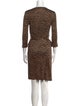 Diane von Furstenberg Silk Knee-Length Dress