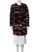 Diane von Furstenberg Mink Printed Fur Coat