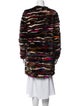 Diane von Furstenberg Mink Printed Fur Coat
