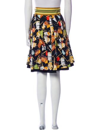 Diane von Furstenberg Printed Knee-Length Skirt